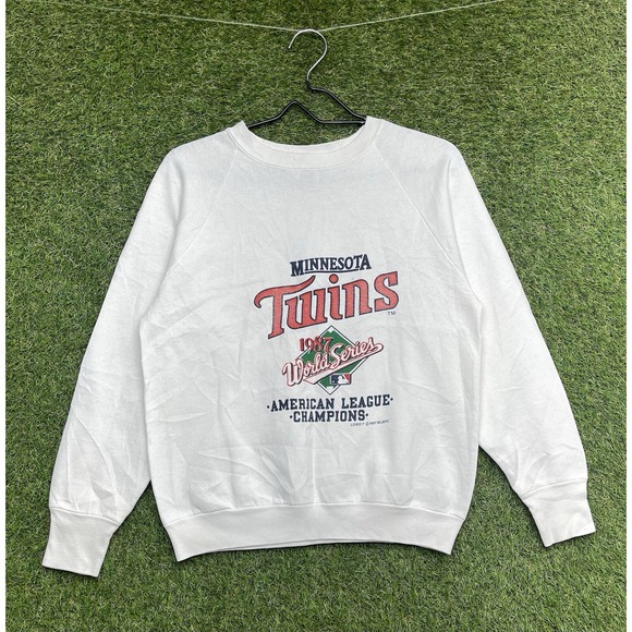 Fruit of the Loom Other - Vintage Minnesota Twins Sweatshirt Mens Medium 1987 World Series Champions MLB
